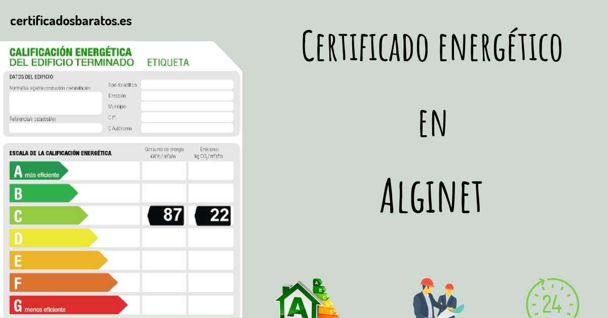 Certificado energético en Alginet