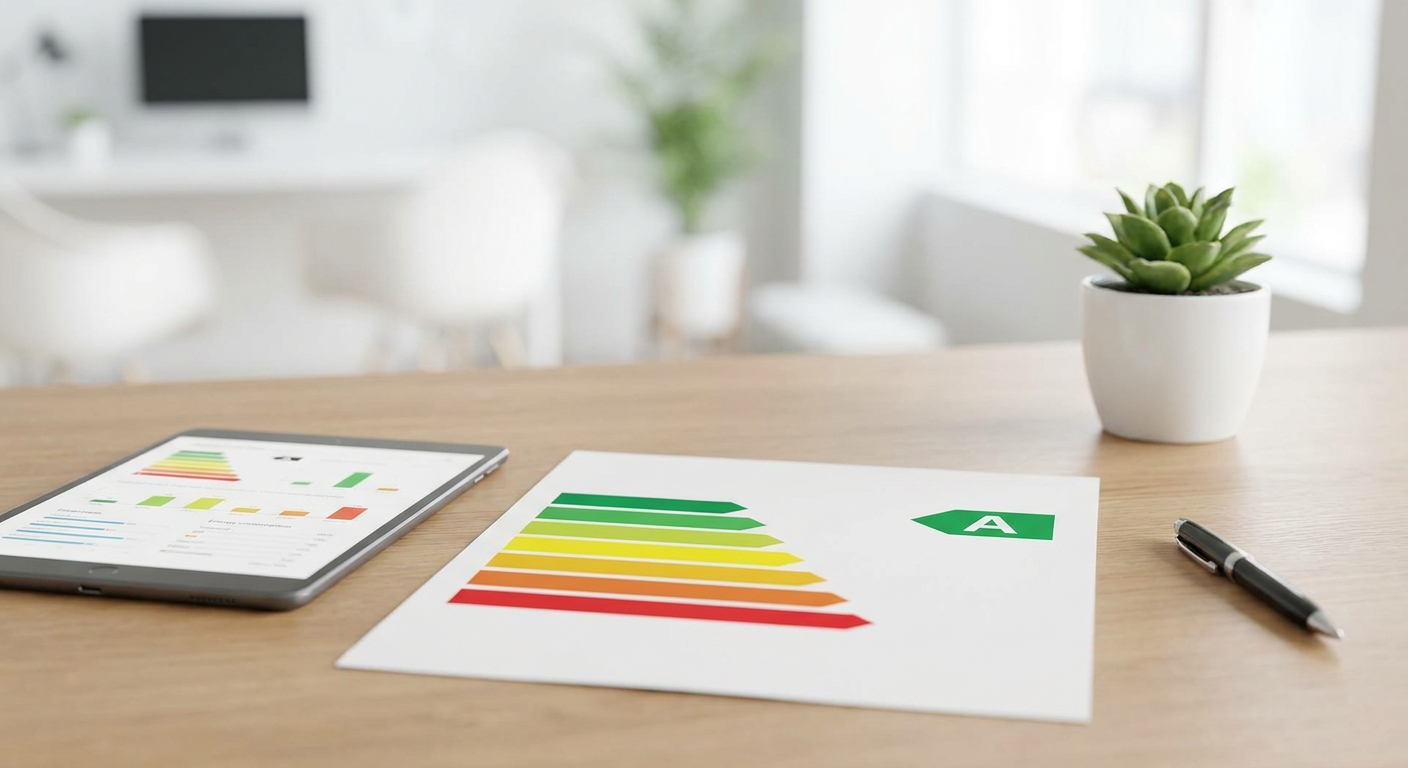 energy efficiency certificate with A rating