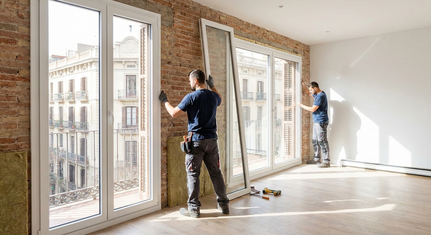 energy efficient pvc windows installation