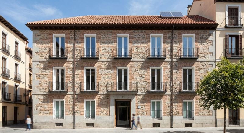 old apartment building facade