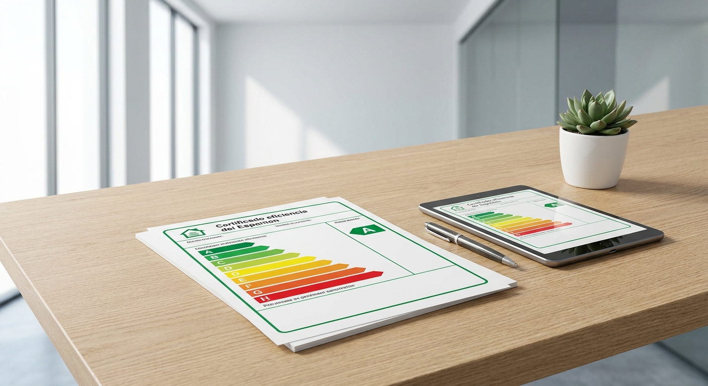 energy efficiency certificate with A rating