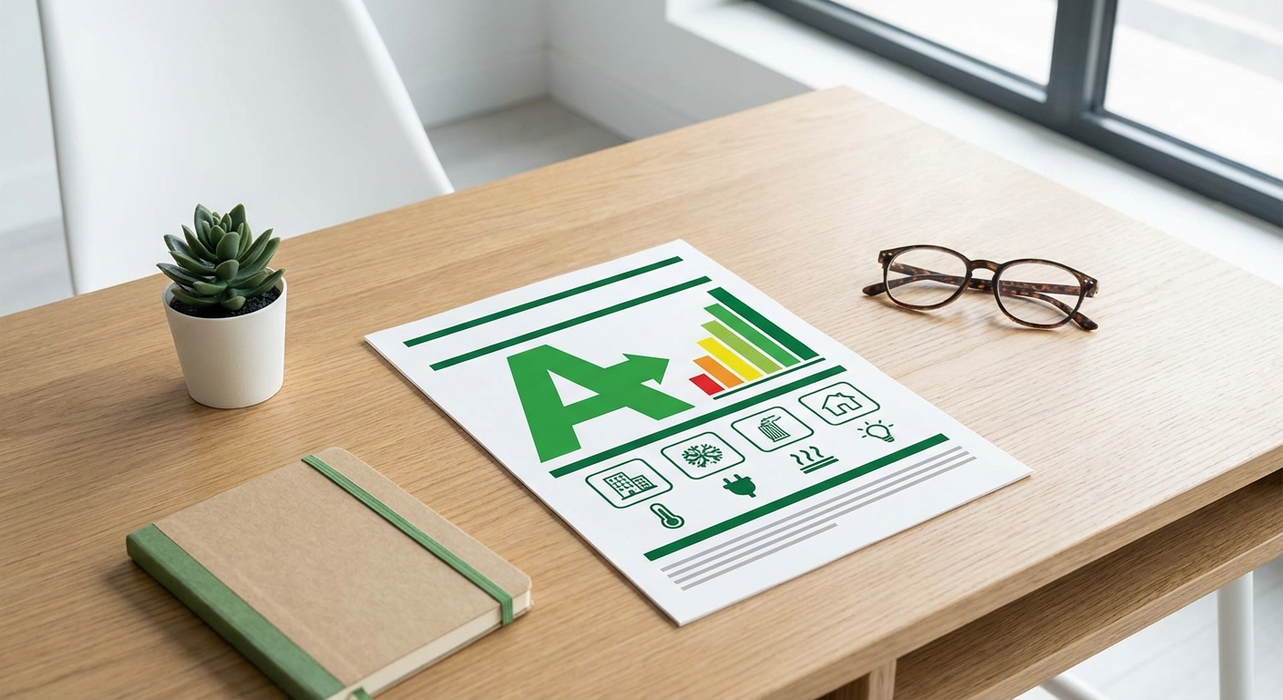energy efficiency certificate with A rating