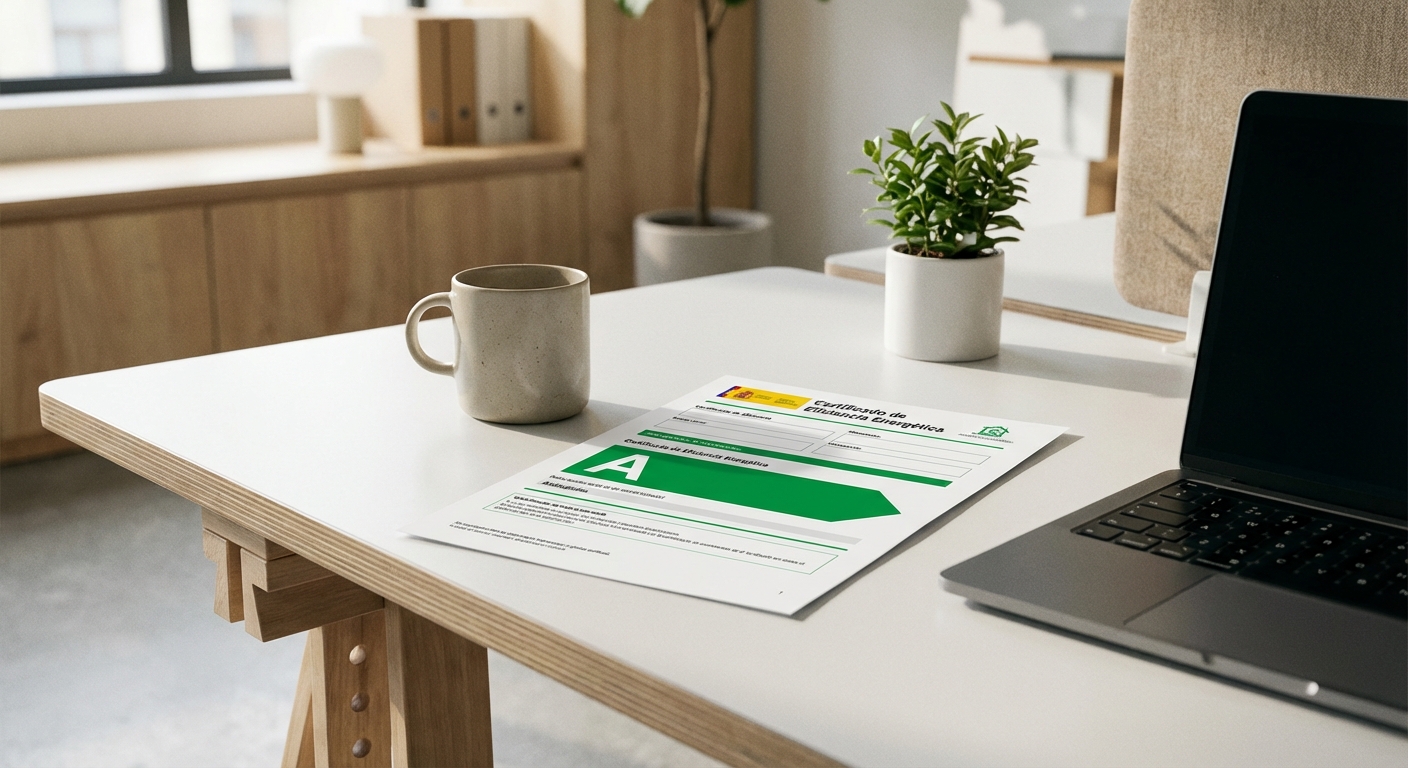 energy efficiency certificate with A rating