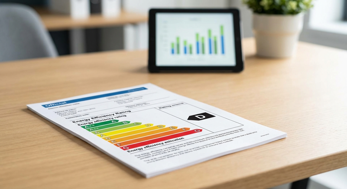 energy efficiency certificate with D rating